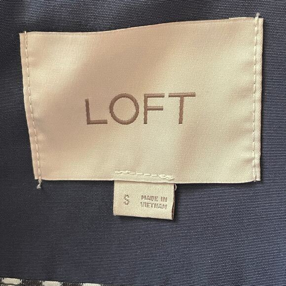 Loft Deep Space Blue Modern Anorak Jacket / Coat Hooded SMALL Outdoors Camping - Picture 9 of 10
